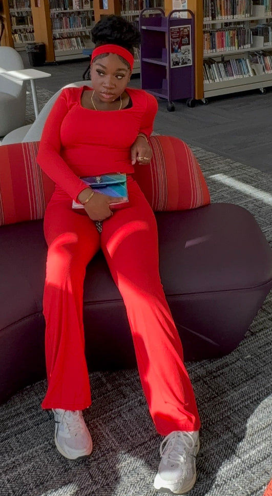 Flare Babe Set (Red)