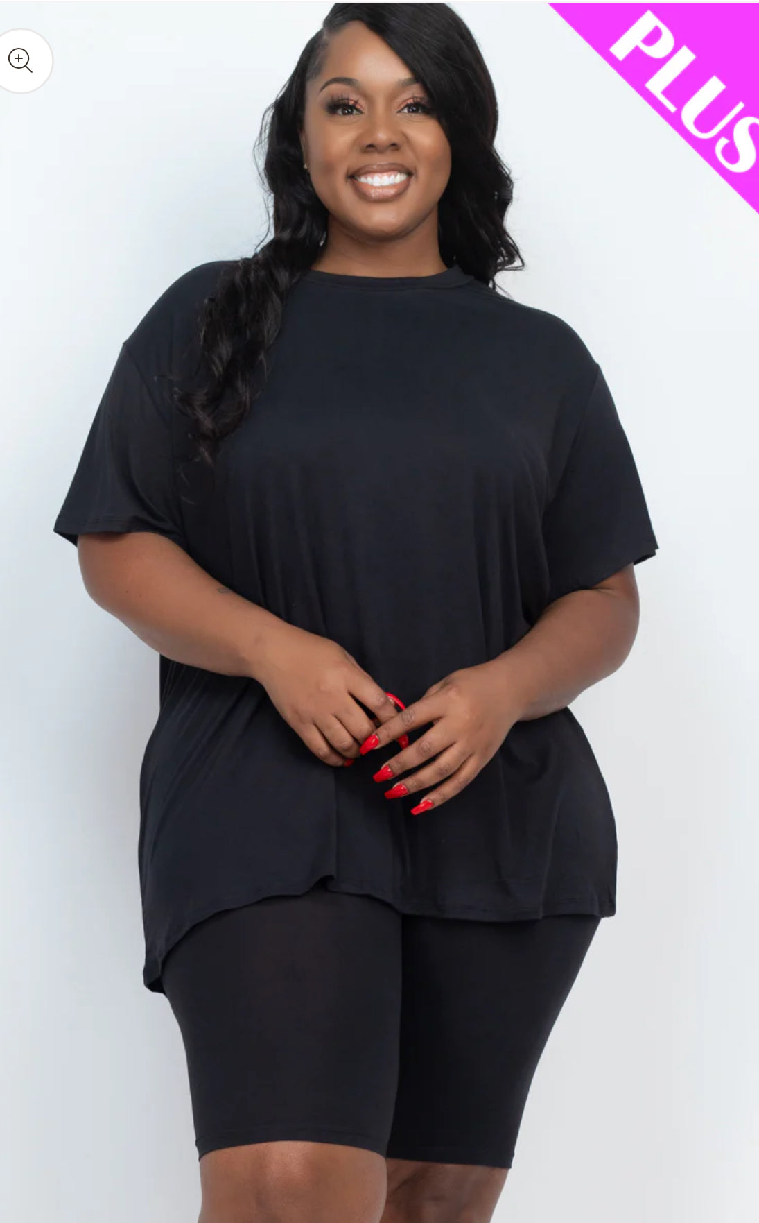 Weekend Vibes Short Set (Black)