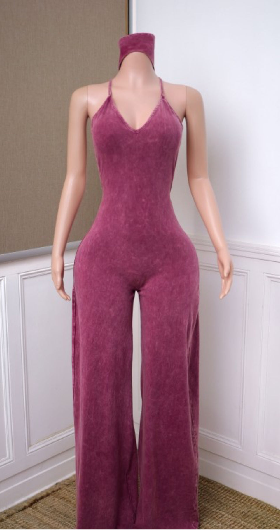 Let’s Do Brunch Jumpsuit (Burgundy)