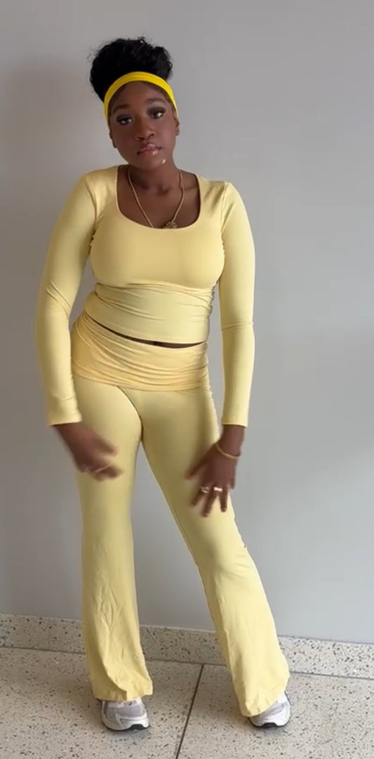 Flare Babe Set (Yellow)