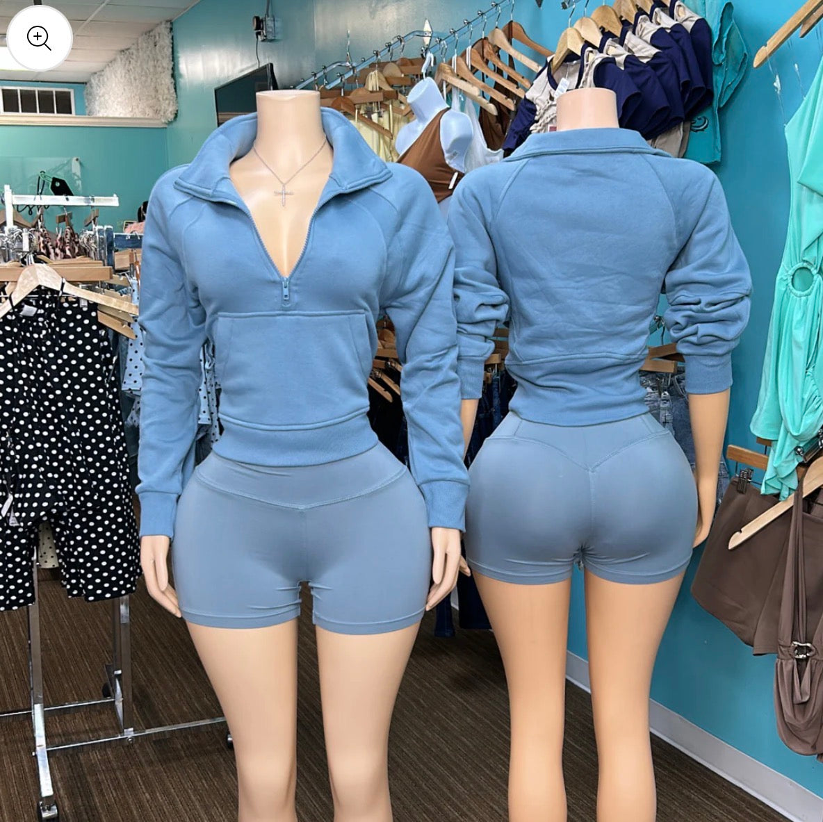 “On a Daily” Short Set